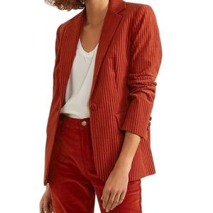 FRAME Women's Striped Corduroy Blazer